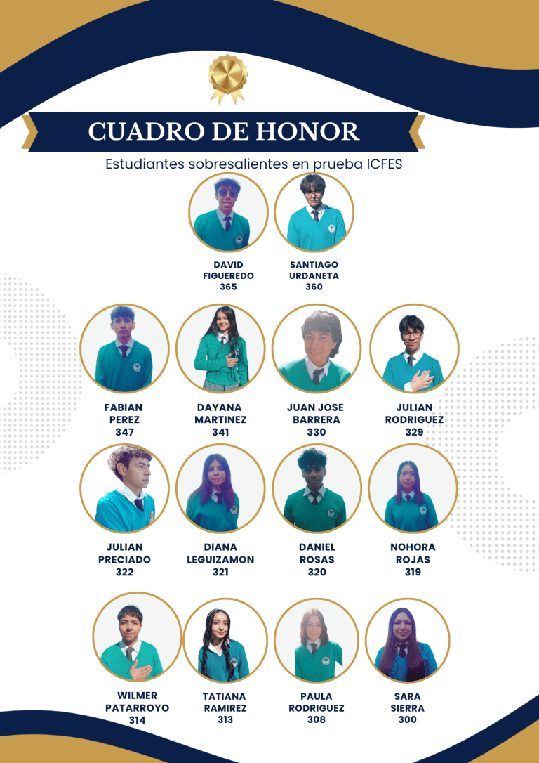 Reconocimiento a estudiantes destacados en prueba saber 11