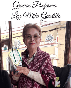 Gracias Profesora Luz Mila Gordillo